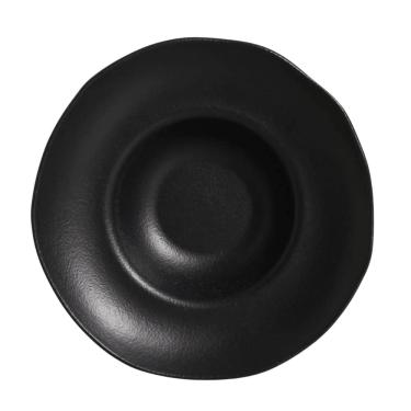 Imagem de Prato Para Massas Em Cerâmica Preto Matte 28cm Porto Brasil