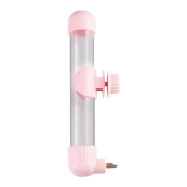 Imagem de Gralara Bebedor de Pássaros Portátil, Acessório para Gaiola de Pássaros, Dispensador de água para Pássaros, Dispositivo Automático para Beber para, Rosa 220ml, Tamanho real