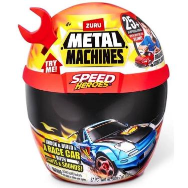 Imagem de Capacete Surpresa Metal Machines Speed Hero 20 PÇS Vermelho Candide 8718