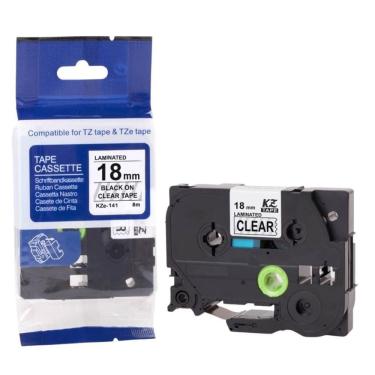 Imagem de Fita Aplicável Brother Tz Tze 141 Incolor Letra Preta 18Mm