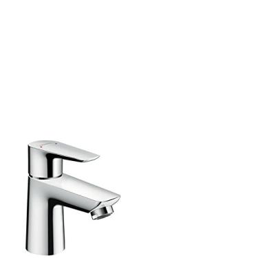 Imagem de hansgrohe Talis E Torneira de pia de banheiro moderna fácil de instalar, fácil limpeza, 1 alça e 12,7 cm de altura, cromada, 71700001