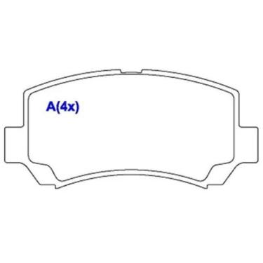 Imagem de Pastilha Freio Dianteiro Foison 2014 a 2016 Syl 1024