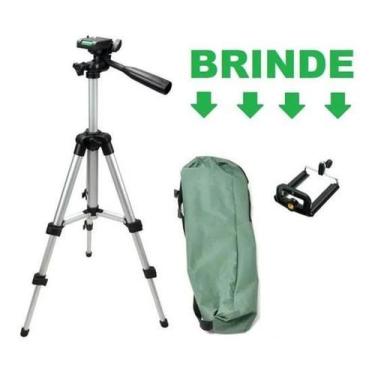 Imagem de Tripe 1.20M Universal Com Nível Câmera E Celular + Bolsa - Alinee