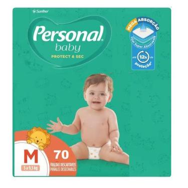 Imagem de FRALDA DESCARTÁVEL PERSONAL SOFT & PROTECT M 5 A 9,5 KG Mega
