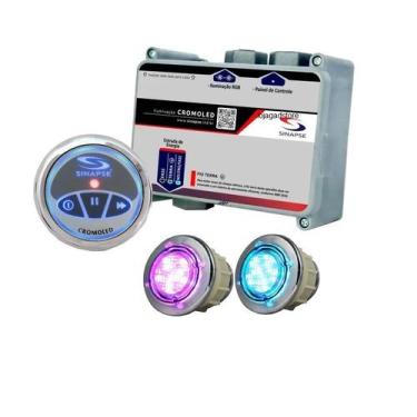 Imagem de Cromoled Iluminacao Banheiras Led Rgb Cromoterapia Sinapse 02 Spot, 11
