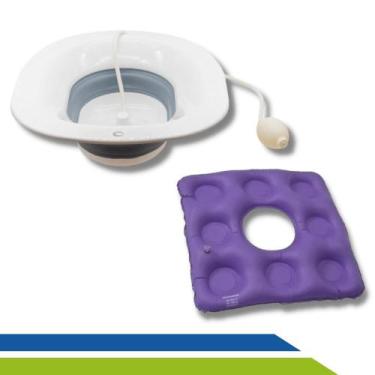 Imagem de Kit Cuidados Hemorroida - Bacia Bidê Portátil para Banho de Assento + 