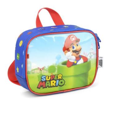 Imagem de Lancheira  Escolar Térmica Super Mario Bros Original VD - Luxcel