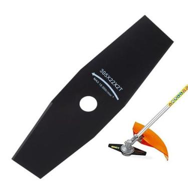 Imagem de Lamina Faca P/ Roçadeira Stihl Fs220 Fs350 305x22mm - IDEIAPRO 