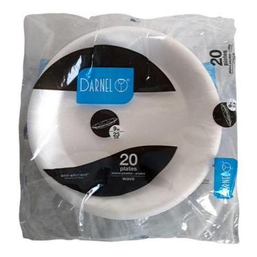 Imagem de Prato de Isopor - 23cm - Dranel