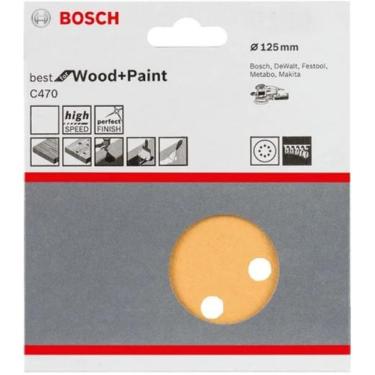 Imagem de Disco De Lixa Auto Colante G320 125mm C/5 Bosch Roto-orbital 260860507