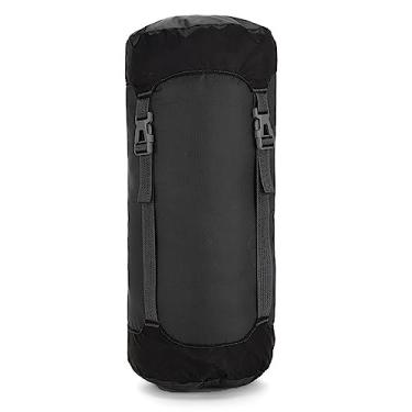 Imagem de TRIWONDER Saco de compressão 8L 15L 25L 35L Saco de dormir de compressão, saco de dormir, impermeável, ultraleve para acampar, caminhadas, mochilão (B # preto, M)