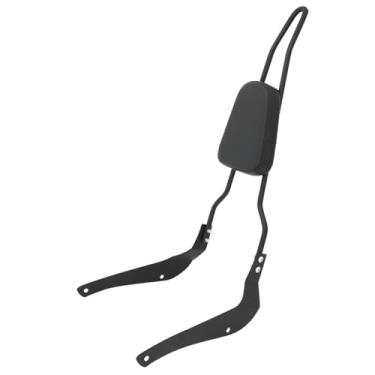 Imagem de Motaux Passageiro Sissy Bar encosto traseiro almofada macia para Suzuki Boulevard C50 M50 Volusia VL400 VL800, preto