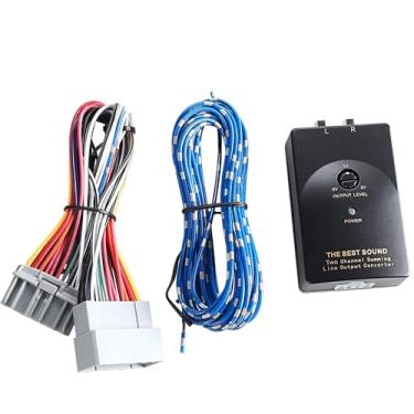 Imagem de NuIth Interface adaptador amplificador amplificador para Jeep Cherokee Patriot Compass MK 2007-08, 2002-2006 Dodge Ram, Chrysler 300 no sistema estéreo de rádio automotivo OEM de fábrica (sem amplificador premium de fábrica)