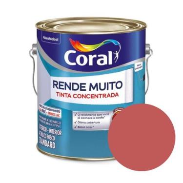 Imagem de Tinta Acrílica Coral Rende Muito Fosca Standard 3,2 Litros - AKZO NOBE