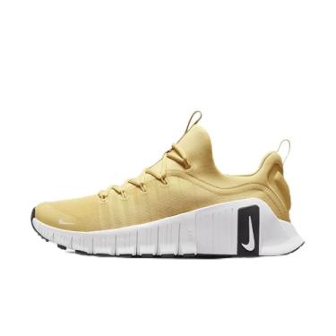 Imagem de Nike Free Metcon 6 (Team Bank) Tênis de treino masculino (HM3754-701, Vegas dourado/preto/branco), Vegas Ouro/Preto/Branco, 45