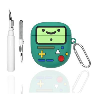 Imagem de SKPY Compatível com Bose QuietComfort Earbuds II (2022) / Ultra Earbuds (2023) 3D Game Console Capa Antiqueda com Ferramentas de Limpeza Mosquetão Capa Protetora