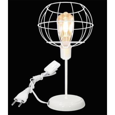 Imagem de Luminária de Mesa Abajur Clássico Aramado Tangerine 2 - CM GLASS - CLE