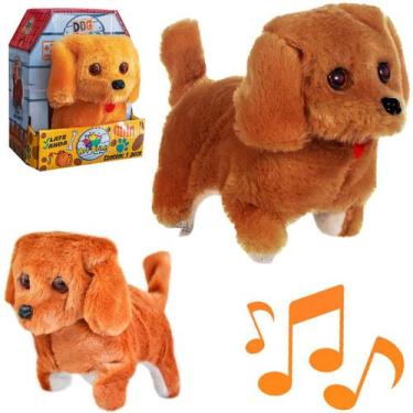 Imagem de Cachorro De Brinquedo Que Late E Anda Dog Toy Menino Menina - Art Brin