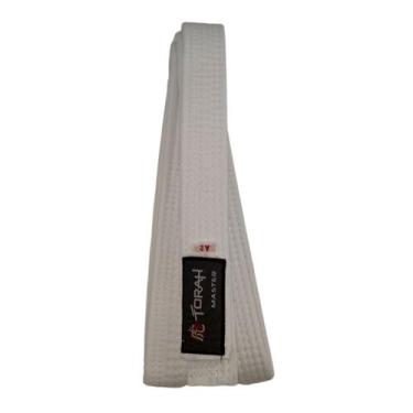 Imagem de Faixa De Kimono Adulto Branca Torah, Branco, A3