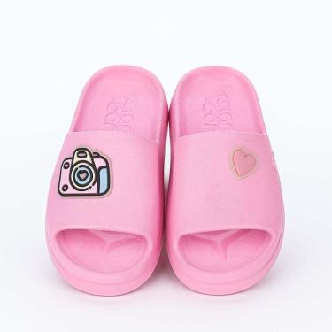 Imagem de Chinelo Slide Infantil Feminino Mar e Cor Candy Click Rosa-Feminino