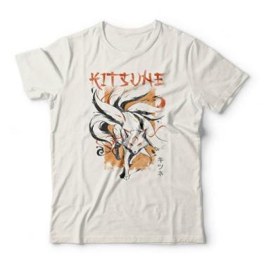 Imagem de Camiseta Kitsune Studio Geek Casual, 4G, Off white
