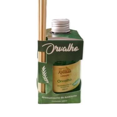 Imagem de 1 Aromatizador Ambiente de Orvalho 280ml Difusor Vareta Luz Aromas - E