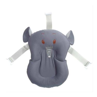 Imagem de Almofada de Banho para Bebê Cinza Elefante - Shiny Toys