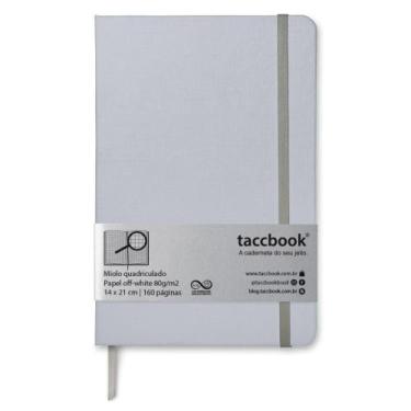 Imagem de Caderno Quadriculado taccbook Cinza 14x21 Ríg.