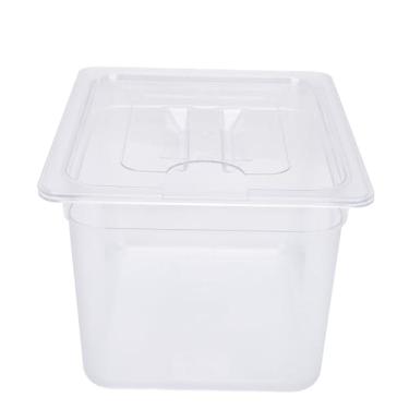 Imagem de Recipiente para Fogão Lento Com Tampa, Recipiente Sous Vide, Recipiente de Armazenamento de Alimentos para Cozinhar 12L para Fogões Lentos Com Diâmetro de 62 Mm ou Menor