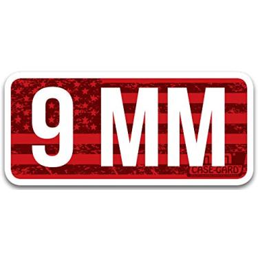 Imagem de Etiquetas de calibre de munição - 9 mm, pacote com 8