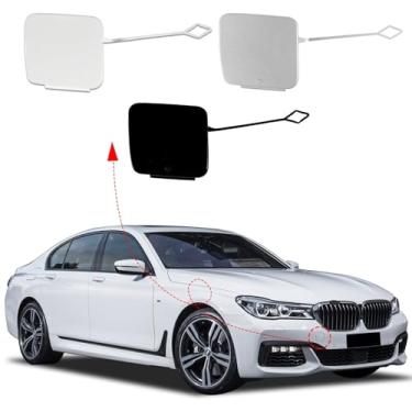 Imagem de Tampa do gancho de reboque do para-choque dianteiro do carro para BMW Série 7 M Aerodinâmica G11 G12 Apto 730i 730d 750Li 760Li 2016 2017 2018 51118064756 (prata, lado direito do passageiro)
