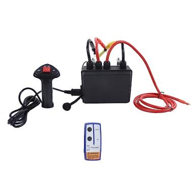 Imagem de Interruptor de Controle Remoto do Guincho, Apto para o Carro Atv Utv 8000-20000lb Guincho, Controlador Elétrico do Guincho Interruptor de Controle Remoto Kit 3pin Plug