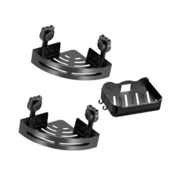 Imagem de IEUDNS Suporte de Canto para Chuveiro, Organizador de Banho, Armazenamento de Cosméticos E Shampoo, 2 unidades com saboneteira