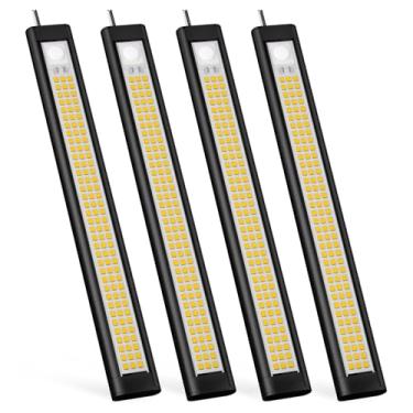 Imagem de GZV Faixa de luz LED de 12 V, barra de luz de 12 volts, luzes de reboque fechadas, luz de LED para interior de trailer, luzes de corda para trailer, galpão, pista, van, trailer (pacote com 4000K