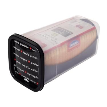 Imagem de Porta Biscoito e Torrada Quadrado Café da Manhã, Plasútil