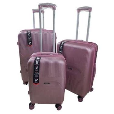Imagem de Kit Mala de Viagem Della 3 Peças 10Kg 23Kg e 32Kg Tamanho:único;Cor:;Gênero:Unissex-Unissex