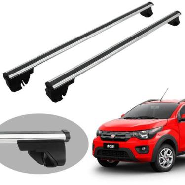 Imagem de Travessa rack de teto Bepo Eros polido Fiat Mobi Way 2017 2018 2019 20