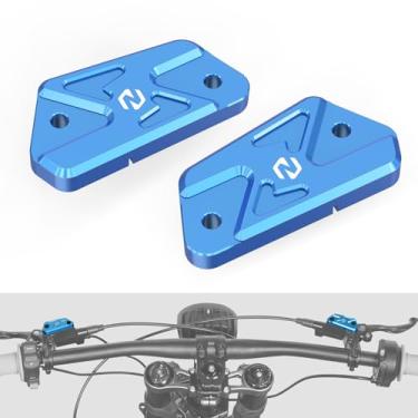 Imagem de NICECNC Protetor de tampa de reservatório de freio azul compatível com Surron Light bee X Surron Light bee S Surron Light bee L1E Segway X160 Segway X260, consulte o ajuste