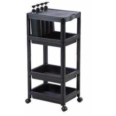 Imagem de Dompel - Carrinho Auxiliar Salão De Beleza Cabeleireiro Porta Shampoo 