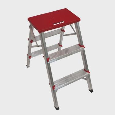 Imagem de Escada de Alumínio Bilateral 3 Degraus Apolo Art Factory