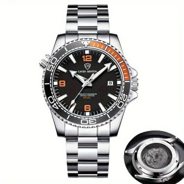 Imagem de Relógio Masculino De Quartzo Brilhante Para Negócios E Esportes Presente Ideal Preto