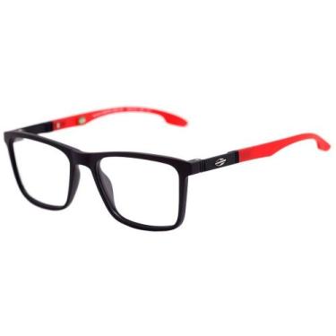 Imagem de Armação Mormaii Rx Asana M6053A8552 Preto Vermelho M6053 52