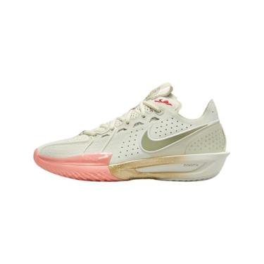 Imagem de Nike Tênis masculino G.T. Cut 3 com cadarço, SEAGLASSOILGREEN-MTLCGOLD-UNIVRED-L, 41 BR