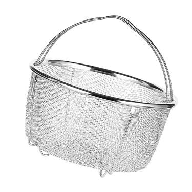 Imagem de Cesta de, Fry Basket Basket Vaporer a de Malha de Com Aço Inoxidável Handles Confortáveis ​​cestos de Resistentes Ao Calor para Cozinha de Cozinha (20cm)