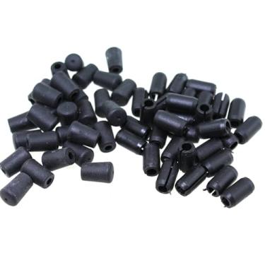 Imagem de TAODAN 60 peças de reposição para pia de cozinha, prateleira, pernas, grade de linha, para-choque, protetor, tampão de fio de borracha preta