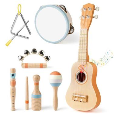Imagem de Conjunto de instrumentos musicais Vanplay Kids 2-4 anos com ukulele