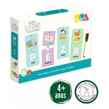 Imagem de Alfabeto Ilustrado Escreva E Apague - babebi