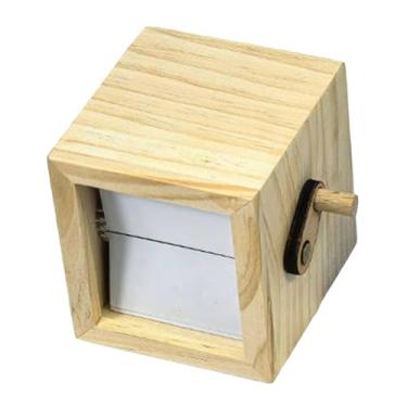 Imagem de WeiLaiKeQi Foto Flip Book Frame Foto Álbum Hand Motion Caixa de exibição para a formatura Viagem do Dia dos Namorados, 8 Peças Marrom Claro