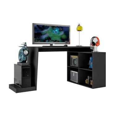 Imagem de Mesa Computador Gamer Bmg 03 Preto - Brv