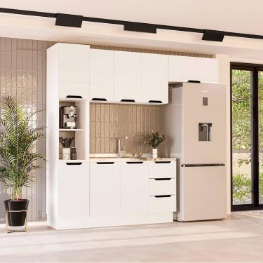 Imagem de Cozinha Completa 4 Peças 224,5cm X 240cm Meena Branco
